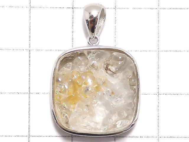 [Video][One of a kind] High Quality Hyalite Opal AAA- Pendant Silver925 NO.5