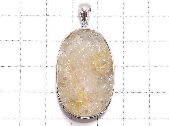 [Video][One of a kind] High Quality Hyalite Opal AAA- Pendant Silver925 NO.12