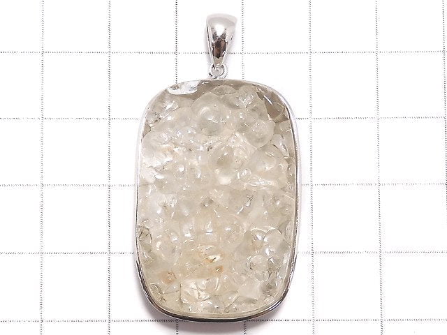 [Video][One of a kind] High Quality Hyalite Opal AAA- Pendant Silver925 NO.13