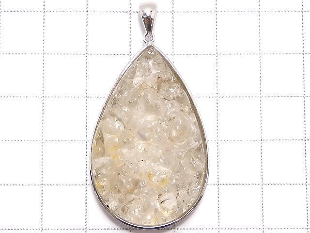 [Video][One of a kind] High Quality Hyalite Opal AAA- Pendant Silver925 NO.14