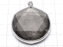 [Video] Meteorite Pendant Both Side Finish 32mm Black color Silver925