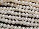 [Video] Fresh Water Pearl AA White Potato 4-4.5mm 1strand beads (aprx.13inch/33cm)
