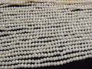 [Video] Fresh Water Pearl AA White Potato 4-4.5mm 1strand beads (aprx.13inch/33cm)