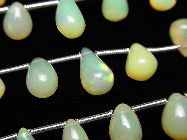 [Video]High Quality Ethiopian Opal AA++ Drop (Smooth) 1strand (18pcs)