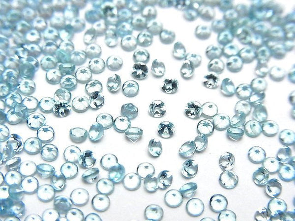 [Video]High Quality Apatite AAA Loose stone Round Faceted 2x2mm 10pcs