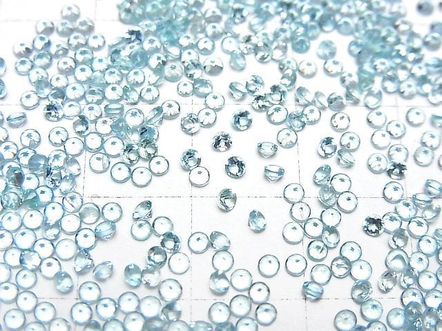 [Video]High Quality Apatite AAA Loose stone Round Faceted 2x2mm 10pcs