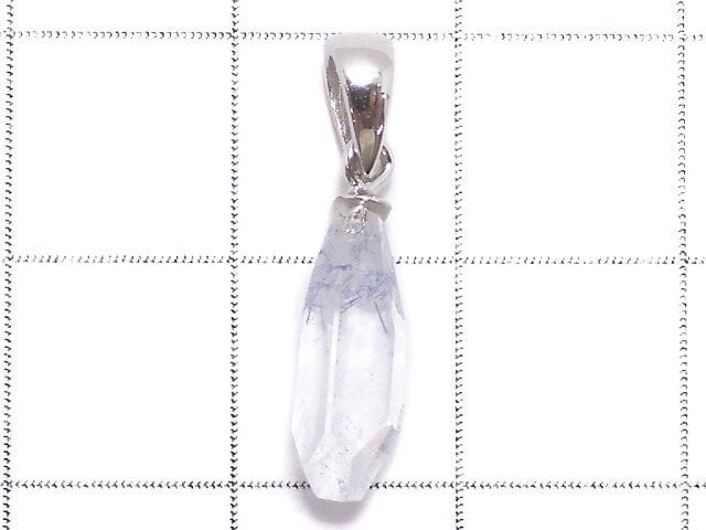 [Video][One of a kind] Dumortierite in Quartz AA++ Pendant Silver925 NO.33