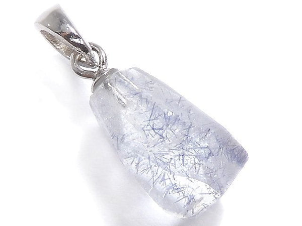 [Video][One of a kind] Dumortierite in Quartz AA++ Pendant Silver925 NO.36