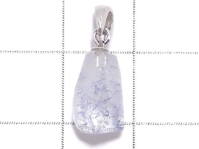 [Video][One of a kind] Dumortierite in Quartz AA++ Pendant Silver925 NO.36