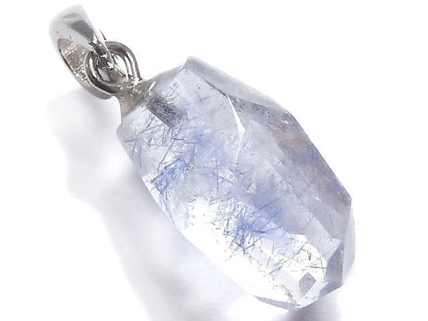 [Video][One of a kind] Dumortierite in Quartz AA++ Pendant Silver925 NO.38