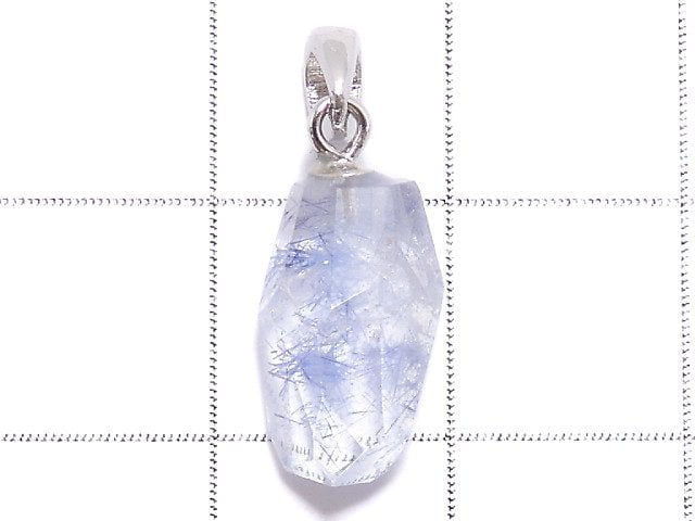 [Video][One of a kind] Dumortierite in Quartz AA++ Pendant Silver925 NO.38