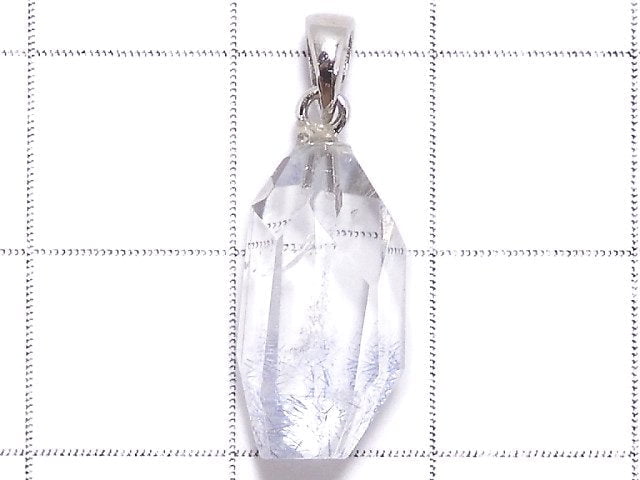 [Video][One of a kind] Dumortierite in Quartz AA++ Pendant Silver925 NO.44