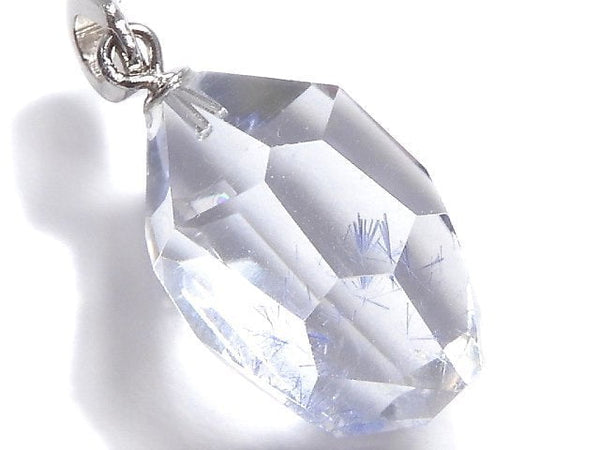 [Video][One of a kind] Dumortierite in Quartz AA++ Pendant Silver925 NO.45