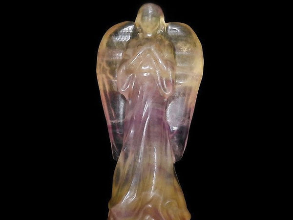 [Video][One of a kind] Multicolor Fluorite Angel NO.207