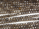 [Video]High Quality! Smoky Quartz AAA Cube Shape 3x3x3mm 1strand beads (aprx.15inch/37cm)