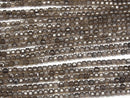 [Video]High Quality! Smoky Quartz AAA Cube Shape 3x3x3mm 1strand beads (aprx.15inch/37cm)