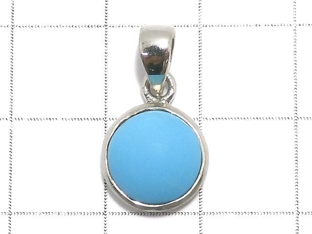 [Video][One of a kind] Kingman Turquoise AAA Pendant Silver925 NO.22