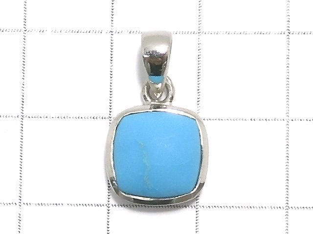 [Video][One of a kind] Kingman Turquoise AAA Pendant Silver925 NO.24