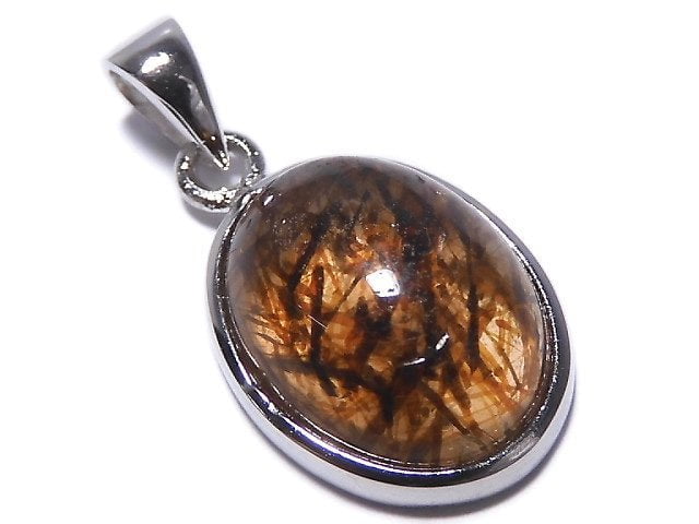 [Video][One of a kind] Copper Rutilated Quartz AAA Pendant Silver925 NO.121