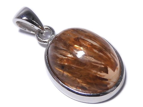 [Video][One of a kind] Copper Rutilated Quartz AAA Pendant Silver925 NO.124