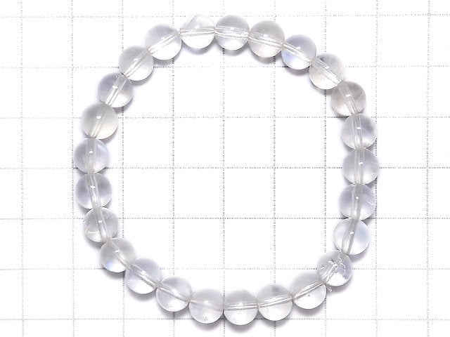 [Video][One of a kind] High Quality Royal Blue Moonstone AAA- Round 7mm Bracelet NO.22