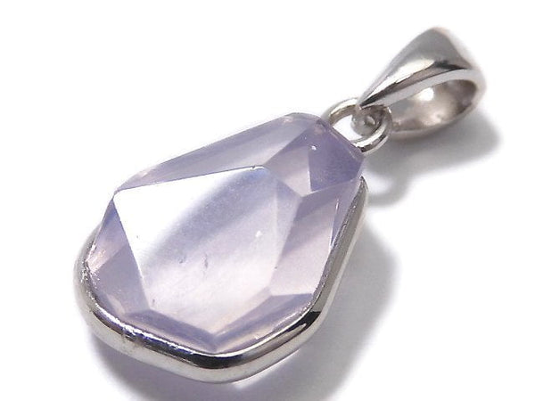 [Video][One of a kind] High Quality Scorolite AAA- Faceted Pendant Silver925 NO.121