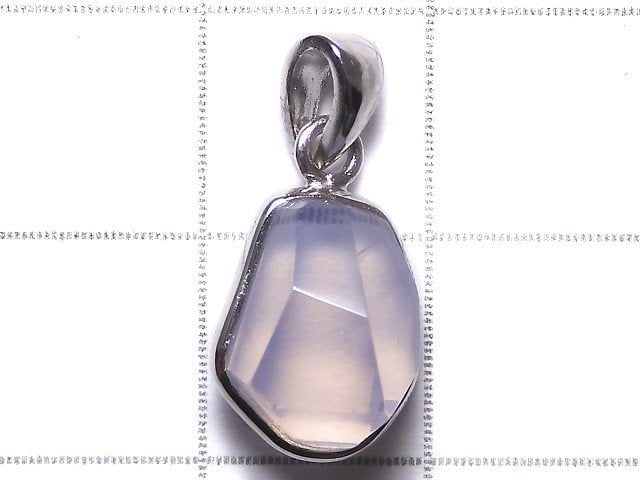 [Video][One of a kind] High Quality Scorolite AAA- Faceted Pendant Silver925 NO.122