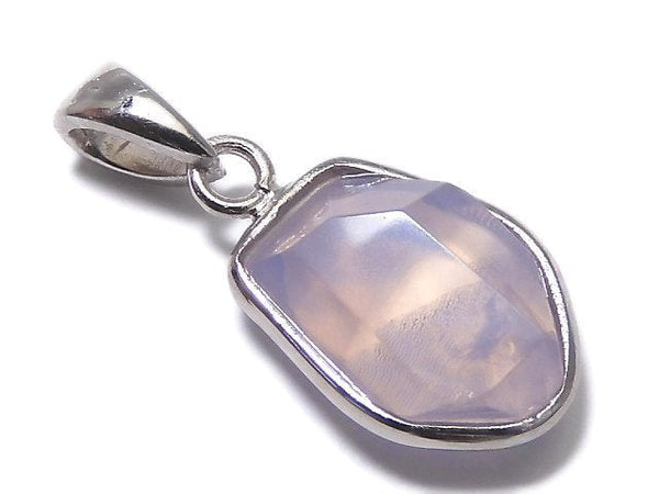 [Video][One of a kind] High Quality Scorolite AAA- Faceted Pendant Silver925 NO.123