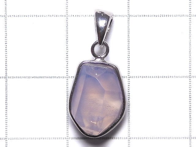 [Video][One of a kind] High Quality Scorolite AAA- Faceted Pendant Silver925 NO.123