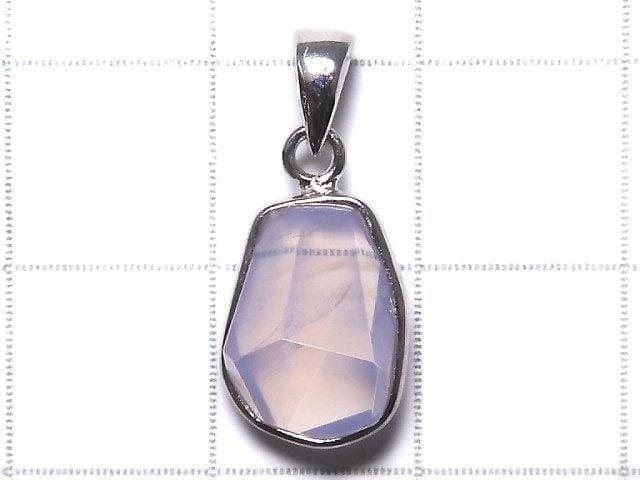 [Video][One of a kind] High Quality Scorolite AAA- Faceted Pendant Silver925 NO.125