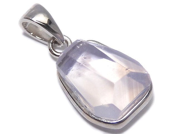 [Video][One of a kind] High Quality Scorolite AAA- Faceted Pendant Silver925 NO.130