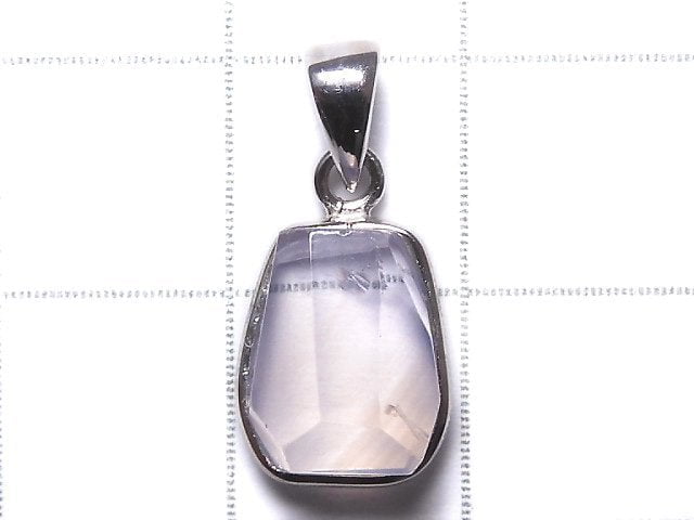 [Video][One of a kind] High Quality Scorolite AAA- Faceted Pendant Silver925 NO.130