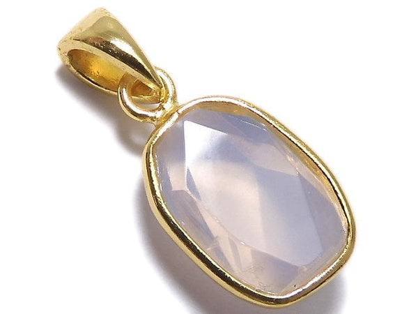 [Video][One of a kind] High Quality Scorolite AAA- Faceted Pendant 18KGP NO.137