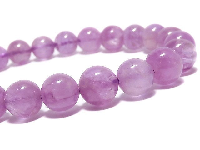 [Video][One of a kind] Kunzite AAA Round 8mm Bracelet NO.1