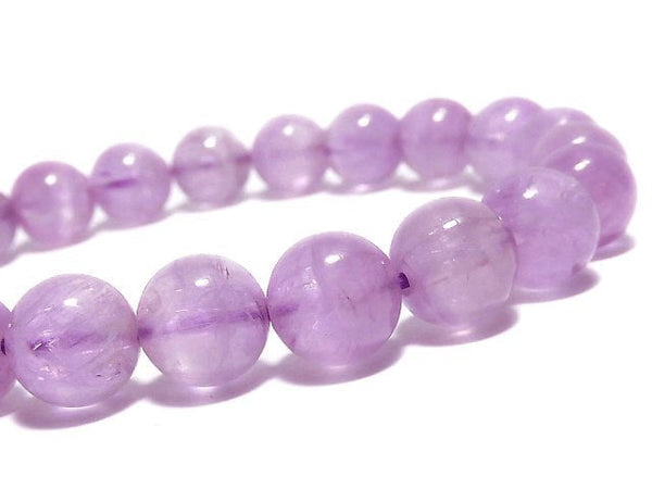 [Video][One of a kind] Kunzite AAA Round 8.5mm Bracelet NO.2