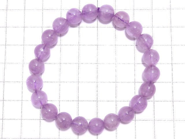 [Video][One of a kind] Kunzite AAA Round 8.5mm Bracelet NO.2