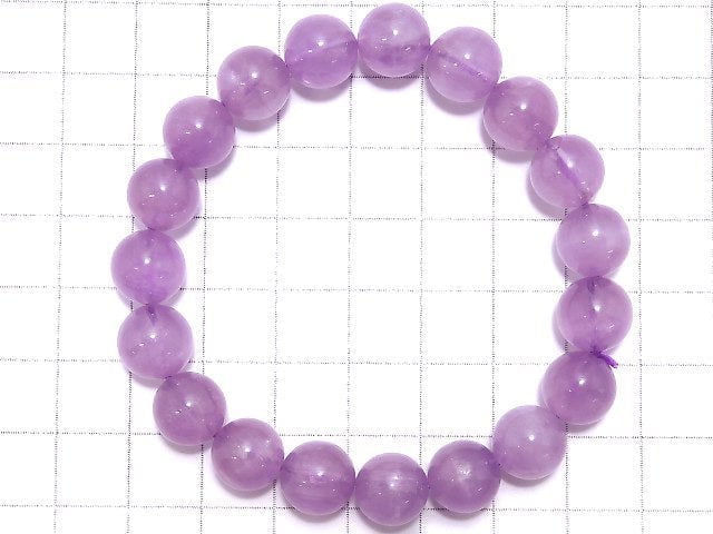 [Video][One of a kind] Kunzite AAA Round 10mm Bracelet NO.10