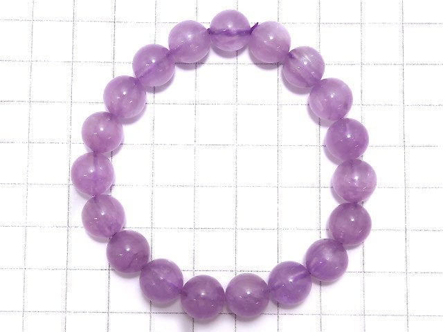 [Video][One of a kind] Kunzite AAA Round 10mm Bracelet NO.11