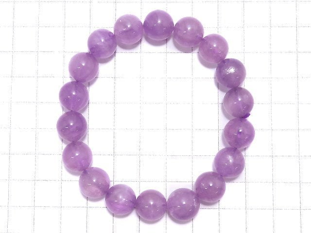 [Video][One of a kind] Kunzite AAA Round 11.5mm Bracelet NO.14