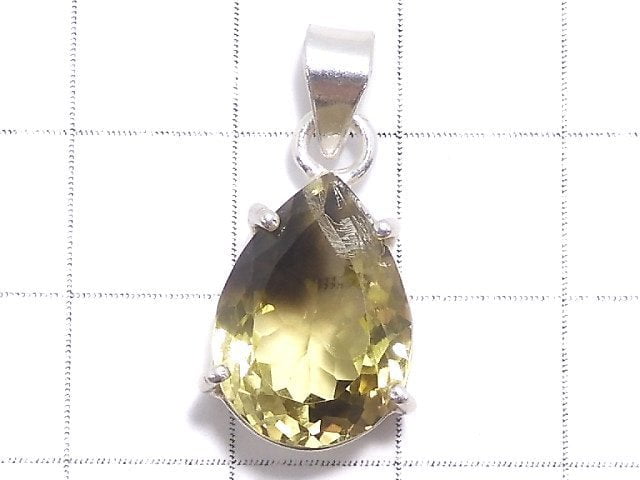 [Video][One of a kind] Lemon x Smoky Quartz AA++ Pendant Silver925 NO.1