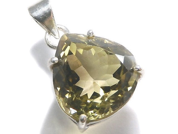 [Video][One of a kind] Lemon x Smoky Quartz AAA- Pendant Silver925 NO.3