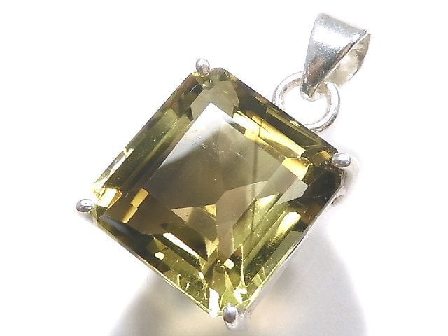 [Video][One of a kind] Lemon x Smoky Quartz AAA- Pendant Silver925 NO.5