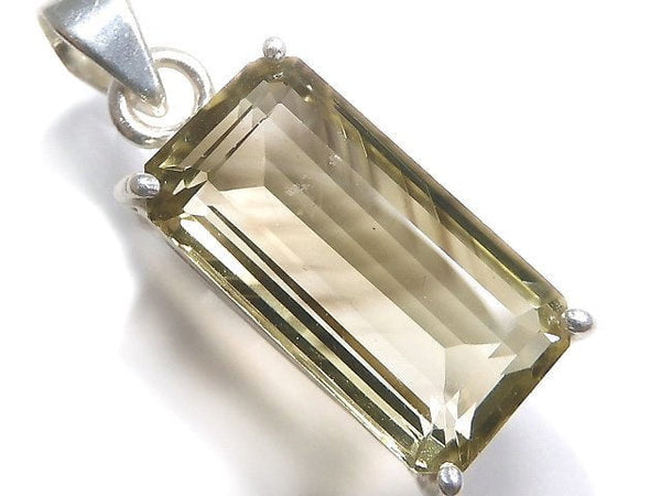 [Video][One of a kind] Lemon x Smoky Quartz AAA- Pendant Silver925 NO.9