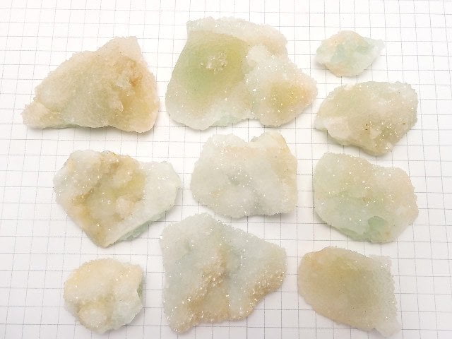 [Video][One of a kind] Fluorite x Quartz Cluster 10pcs Set NO.5