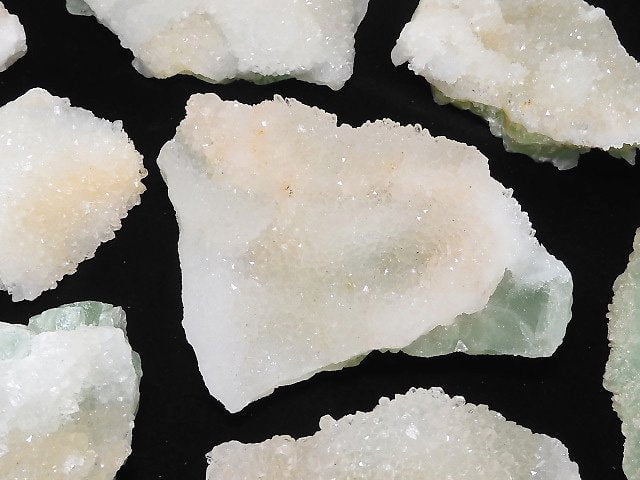 [Video][One of a kind] Fluorite x Quartz Cluster 9pcs Set NO.6