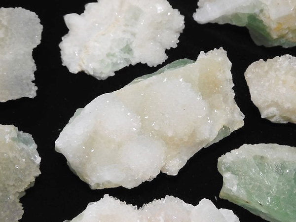 [Video][One of a kind] Fluorite x Quartz Cluster 10pcs Set NO.8