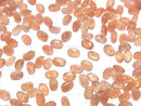 [Video]High Quality Sunstone AAA- Loose stone Oval Faceted 5x3mm 10pcs