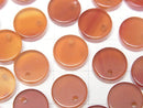 [Video] Carnelian Flat Coin 10x10mm 5pcs