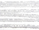 [Video]High Quality! Cubic Zirconia AAA Cube Shape 2x2x2mm [White] 1strand beads (aprx.15inch/36cm)