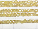 [Video]High Quality! Cubic Zirconia AAA Cube Shape 2x2x2mm [Yellow] 1strand beads (aprx.15inch/36cm)